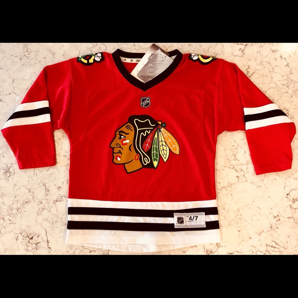 NHL Officially Licensed Blackhawk Jersey Youth